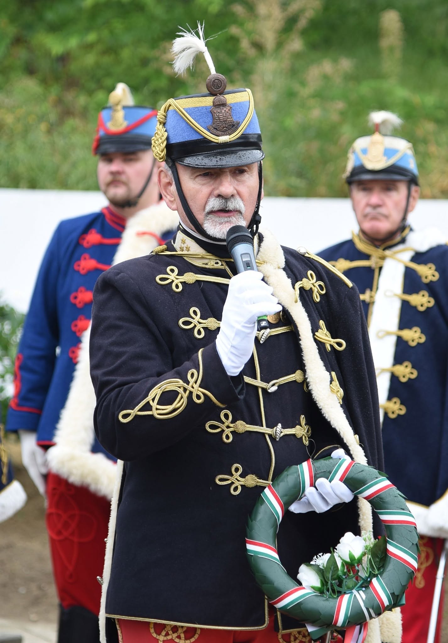 Ünnepi beszéd koszorúzáson